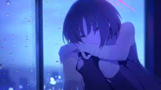 Blue Archive OST 105 Alkaline Tears 1 hour extended Increased rain sound [upl. by Wurtz365]