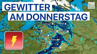 Erst Gewitter  dann kommen bis zu 30 Grad [upl. by Yrollam]