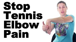 7 Best Tennis Elbow Pain Relief Treatments Lateral Epicondylitis  Ask Doctor Jo [upl. by Raamal]