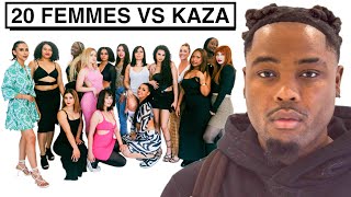 20 FEMMES VS 1 RAPPEUR  KAZA [upl. by Clementi]