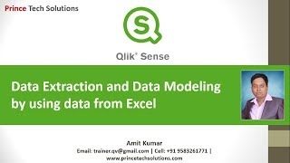 Qlik Sense Tutorial  Data Extraction and Data Modeling by using data from Excel [upl. by Bez]