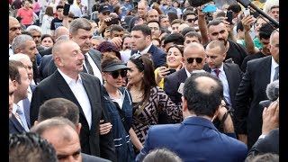 President Ilham Aliyev and his family walked through the Seaside National Park [upl. by Gish114]