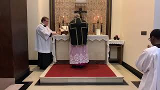 Requiem Mass for Monsignor Canon Frederick Miles Prot Ap [upl. by Gardie582]