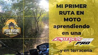 Mi primera salida en moto en una Vento Crossmax 250 Pro Carretera y Terracería [upl. by Yllitnahc62]