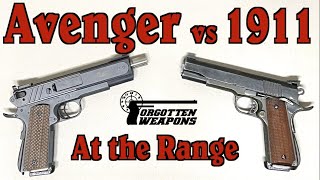 Hogue Avenger vs M1911 at the Range [upl. by Ettelrahc]