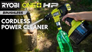 600 PSI  RYOBI 18V ONE HP Brushless 600 PSI EZClean Power Cleaner [upl. by Nomde550]