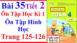 Vở Bài Tập Toán Lớp 4 Bài 35  Ôn Tập Hình Học  Trang 125  126  Kết Nối Tri Thức  Tiết 2 [upl. by Nameerf973]