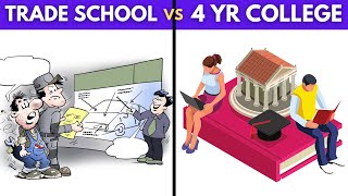 Trade school vs College  How they compare [upl. by Nedah]