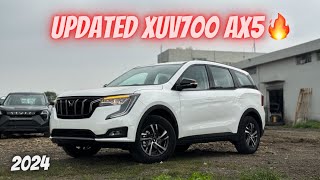 Finally New Updated Mahindra XUV 700 AX5 😍  2024 XUV700 AX5 Big Update [upl. by Airitac]