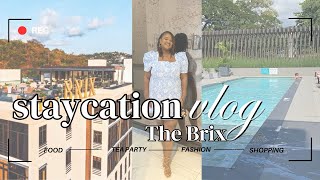 Staycation Vlog  The Brix Hotel  Trinidad amp Tobago  Tea Party at Hyatt Regency [upl. by Esinyl]