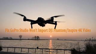 Fix GoPro Studio Wont Import DJI 4K Video [upl. by Furlani]