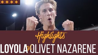 Loyola vs Olivet Nazarene  Mens Soccer  Cinematic Highlights [upl. by Wallinga]