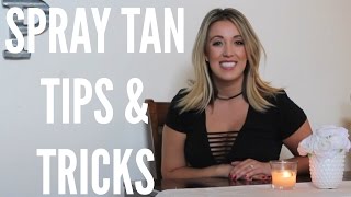 Spray tan Tips amp Tricks [upl. by Brinson]