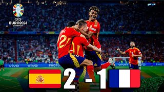 ESPAÑÄ a la FINAL de la EUROCOPA 2024 ¡Elimina a Francia 21 [upl. by Belvia]