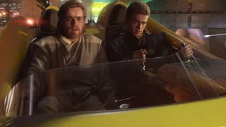 Anakin and Kenobi Chase Zam Wesell Part 1 4K HDR  Star Wars Attack of the Clones [upl. by Renae]