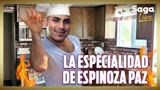 ESPINOZA PAZ deja ver su lado CULINARIO Reveló cuál es su ESPECIALIDAD [upl. by Ontina]