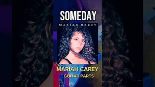 Someday  Mariah Carey Guitar Parts mariahcarey synthpop funkguitar guitarcover 80smusic [upl. by Daryn]