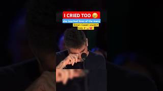 I CRIED TOO 😢😥💔 SIMON COWELL during the TRIBUTE 😢 for CANCER nightbirde trending agt shorts [upl. by Conrade759]