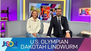 US Olympian Dakotah Lindwurm talks about her inspiring path to the Paris Olympics [upl. by Einon]