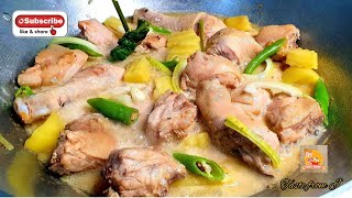 GINATAANG MANOK WITH PATATAS  Taste From J [upl. by Nnaeirb158]