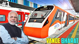 Vande Bharat Express Train Journey in Train Simulator  PC FHD GamePlay [upl. by Agna]