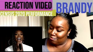 Reaction to Brandy’s 2020 Census Live Performance [upl. by Ivo]