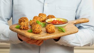 Vegan Italian Recipes Arancini Balls [upl. by Oiracam201]