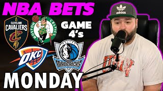 NBA Playoff Picks  Celtics vs Cavaliers amp Thunder vs Mavericks Bets with Kyle Kirms Monday May 13 [upl. by Detta]