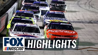 NASCAR Xfinity Series Food City 300 Highlights  NASCAR on FOX [upl. by Catarina961]