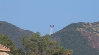 BFS Chinook CH47D quotAnne Bonnyquot • Dove Canyon Reservoir • Airport Fire Response [upl. by Araldo901]