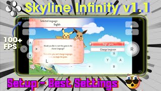 Skyline Infinity V11 Setup amp Best Settings  Skyline Emulator Android [upl. by Keel]