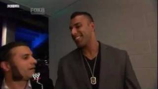 The Great Khali talks to Jinder Mahal  Smackdown 5611 [upl. by Eidnalem949]