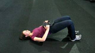 Glute Bridge with Weight Plate [upl. by Isabel]