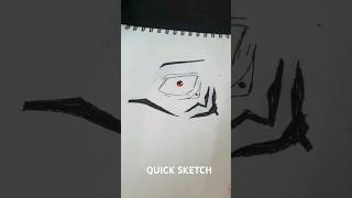 drawing of sukuna s eye [upl. by Sirama]