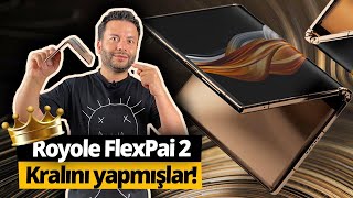 Royole FlexPai 2 elimizde Katlanabilen ilk telefonun yeni hali [upl. by Halilahk]