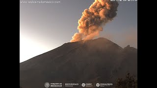 Volcán Popocatépetl EN VIVO  Vista Tlamacas Estado de México [upl. by Egiarc]