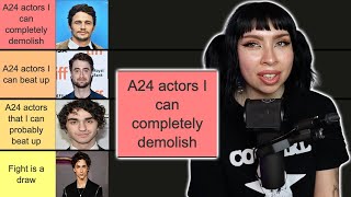 A24 Actors I Would Fight Tier List [upl. by Nylrehs]