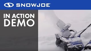 iON15SBLT  Snow Joe iON 40Volt Cordless 15Inch Single Stage Brushless Snow Blower  Live Demo [upl. by Karena]