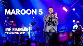 MAROON 5  LIVE IN BAHRAIN  7 FEBRUARY 2024  FULL CONCERT adamlevine maroon5 [upl. by Christianity651]