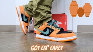 EARLY LOOK NIKE DUNK LOW CERAMIC ON FEET REVIEW [upl. by Ras]