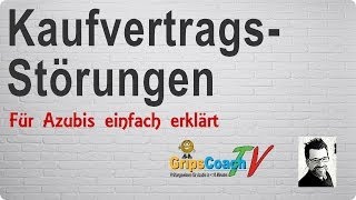 KAUFVERTRAGSSTÖRUNGEN ✅ einfach erklärt ⭐ GripsCoachTV [upl. by Fink946]