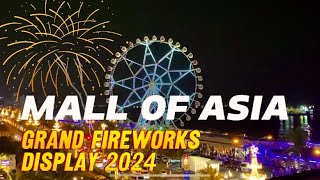 2024 Mall of Asia Grand Fireworks Display  Pasay City Philippines [upl. by Aivart]