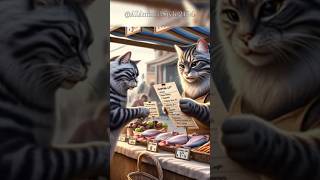 😺 Cat Shopping In Market catshorts catfunnyvideos catlover littlecat shortvideo [upl. by Stucker]