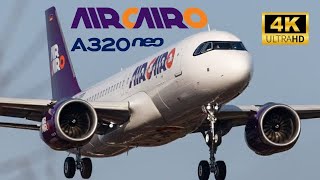 4K Paris CDG 🇫🇷  Louxor 🇪🇬 A320néo Air Cairo Flight Report [upl. by Carolee611]