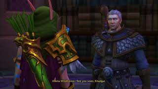 Alleria Windrunner 1027 Cinematic Dark Heart Prologue quotThe Harbingerquot Start [upl. by Denie]