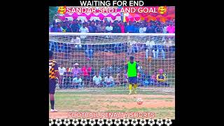 Sandar shot😱😍and goal⚽⚽💯footballplentyshorts localfootballmatch footballpenalty viralshorts [upl. by Atidnan]