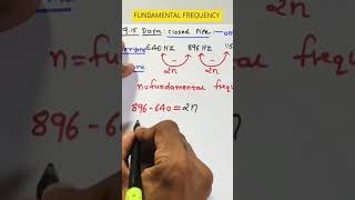 fundamental frequency stationary waves standing wave JEE NEET BOARDS shorts GyanFreedom [upl. by Charles]