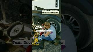 Repacking RV Wheel Bearings shorts [upl. by Conte]