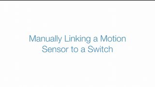 Manually Linking an Insteon Motion Sensor to an Insteon Switch [upl. by Lamphere]