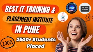 Best IT Training And Placement Institute In Pune  Java Developer  Software Testing  Full Stack [upl. by Akemahc]